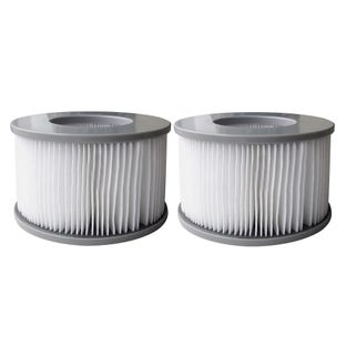 Cartucho de filtro Spa Waterfilter compatível com MSpa / SC802 / 40104 sem suporte de filtro (2 unidades)