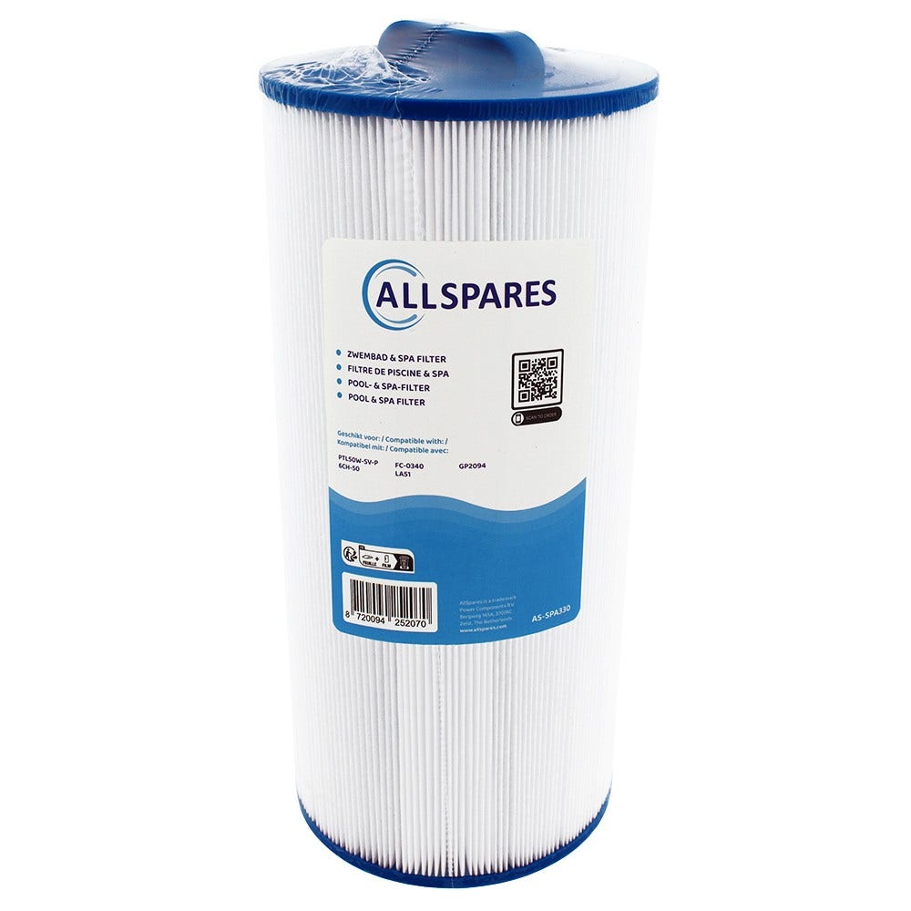 Cartucho de filtro Spa Waterfilter PTL50W-SV-P-4 / 6CH-50