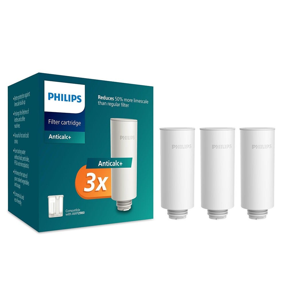 Filtro de água instantâneo Philips Micro X-Clean + Amaciamento (3 unidades) AWP225S