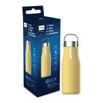 Garrafa de água Philips GoZero UV-C LED (590ml) Amarela AWP2788YL