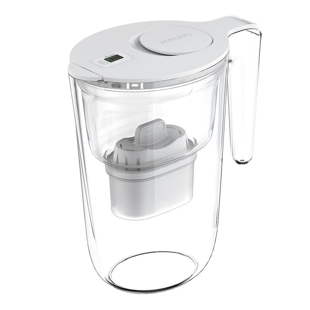 Jarro com filtro de água Philips 2.6L + Micro X-Clean (3X) AWP2933WHT3