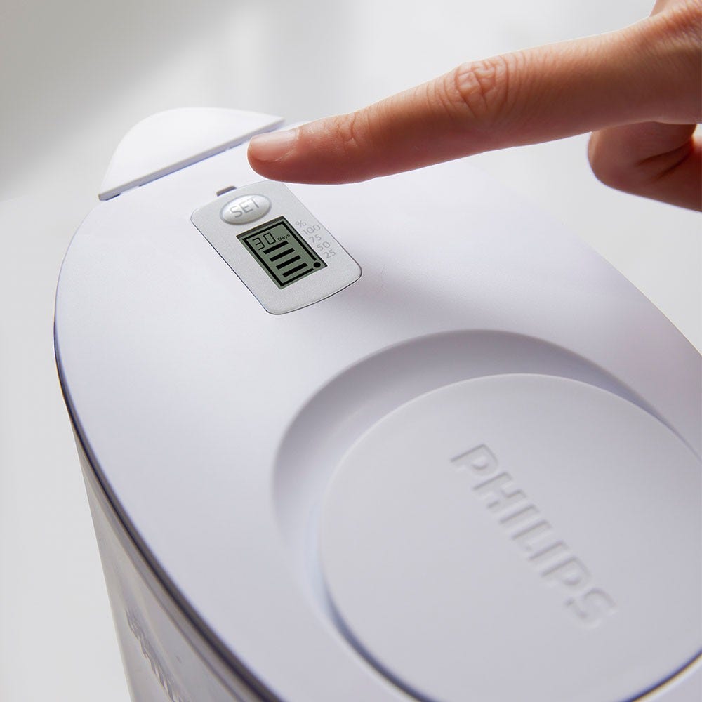 Jarro com filtro de água Philips 2.6L + Micro X-Clean (3X) AWP2933WHT3