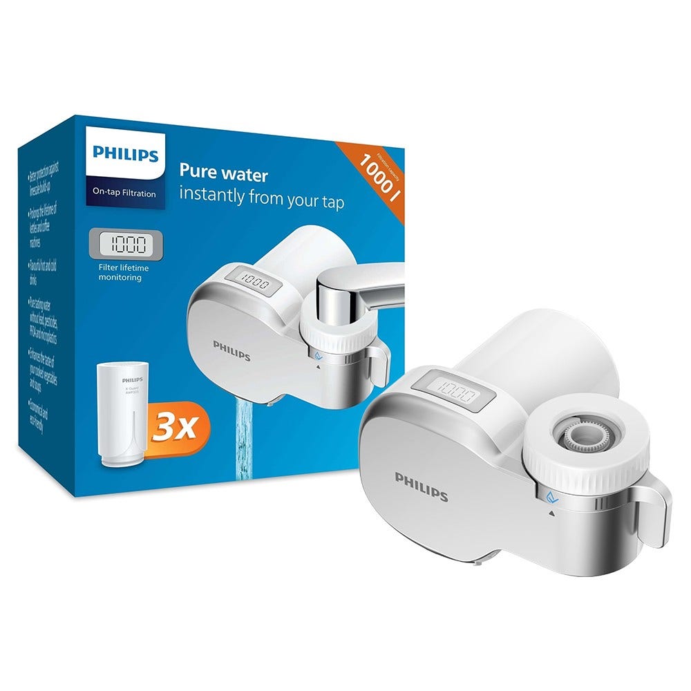 Sistema de filtro de água On-Tap Philips AWP3705P3 + 3 filtros