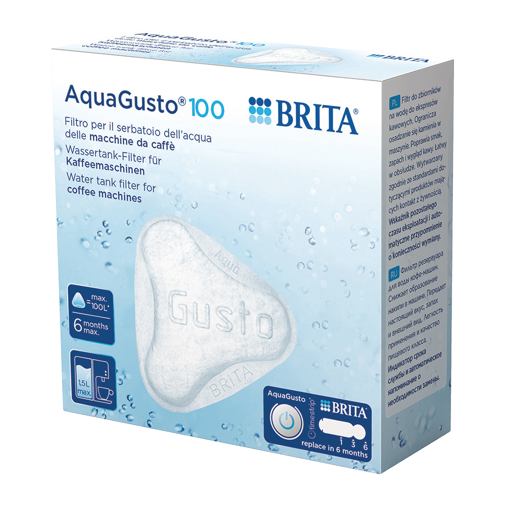 Cartucho de filtro de água BRITA Aquagusto 100 para máquina de café