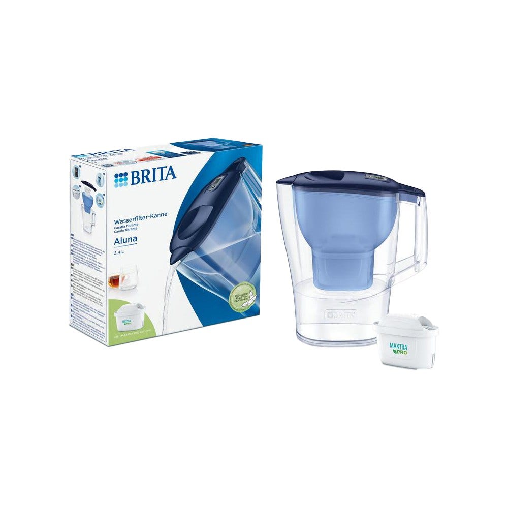 jarro de filtro de água BRITA Aluna + Cartucho de filtro MAXTRA PRO 1051117 (filtra PFAS) BRITA