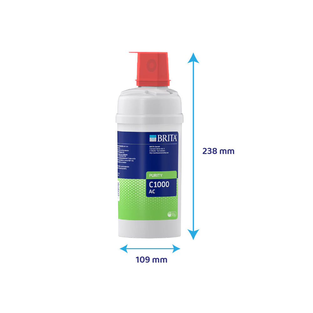 Cartucho de filtro BRITA PURITY C1000 AC (filtra PFAS)