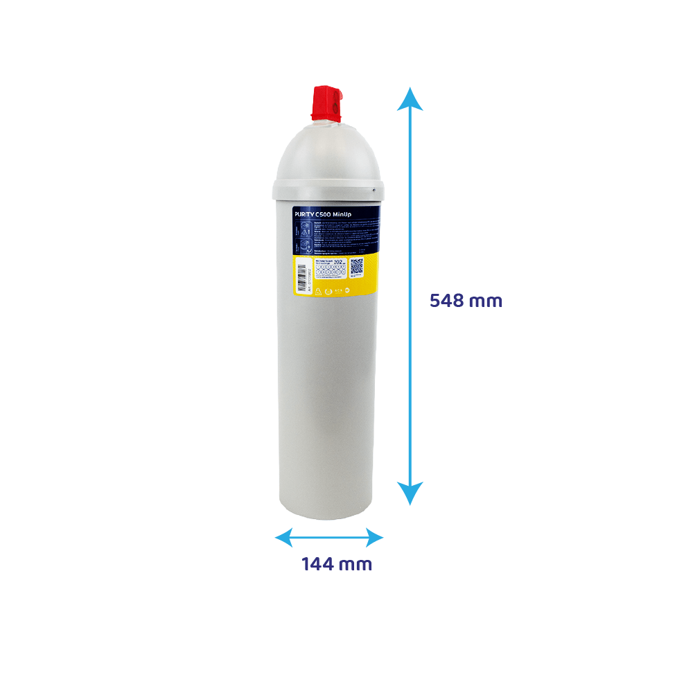 Cartucho de filtro de água de mineralização BRITA PURITY C500 MinUp