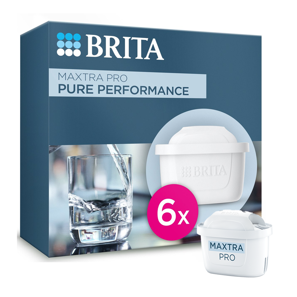 Cartucho de filtro de água BRITA MAXTRA Pro Pure Performance (6X)
