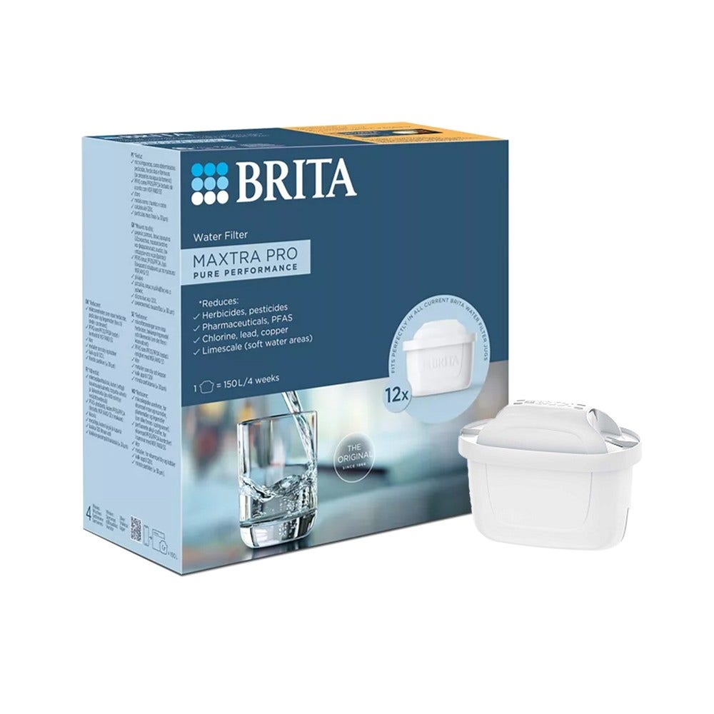Cartucho de filtro de água BRITA MAXTRA PRO PURE PERFORMANCE 12 unidades (filtra PFAS) 