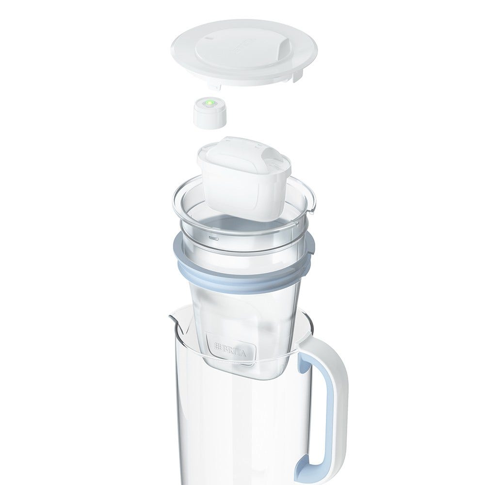 Jarro com filtro de água de vidro BRITA 2,5 l + 13 filtros MAXTRA PRO