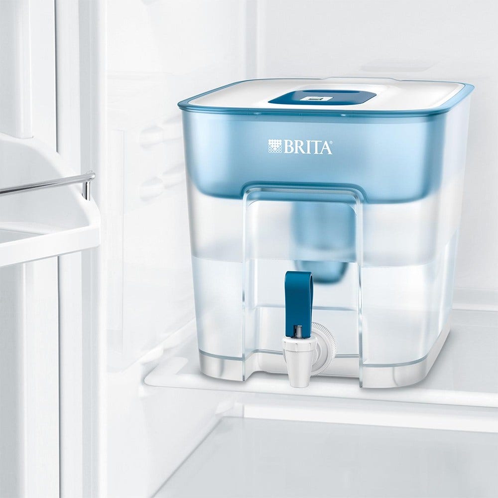 Dispensador de água BRITA Flow + 7 cartuchos de filtro MAXTRA PRO