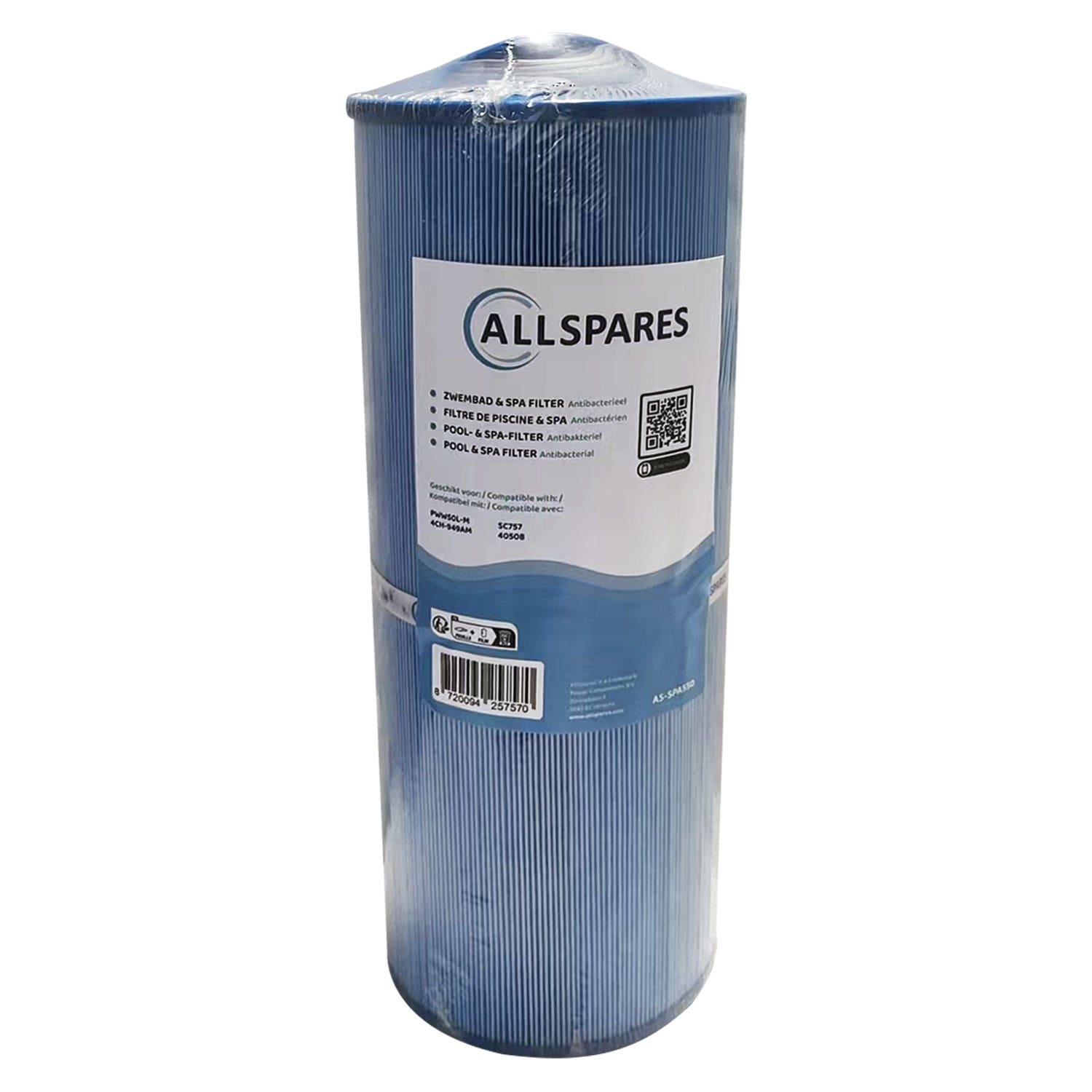 Cartucho de filtro adequado para PWW50L-M / 4CH-949AM / 40508 / SC757 (antibacterieel)