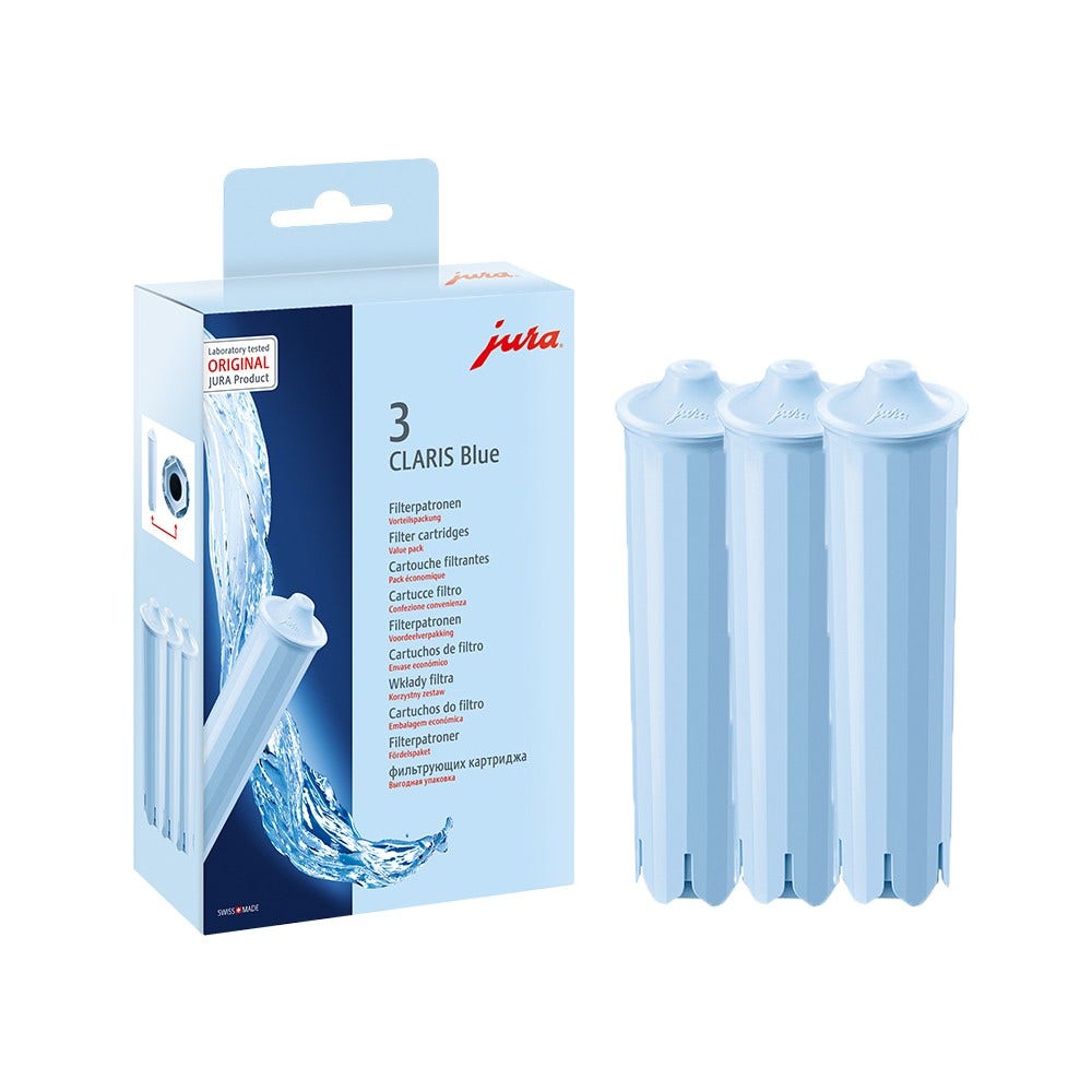 Cartucho de filtro de água Jura Claris Blue+ 3-pack 71312 / 24231