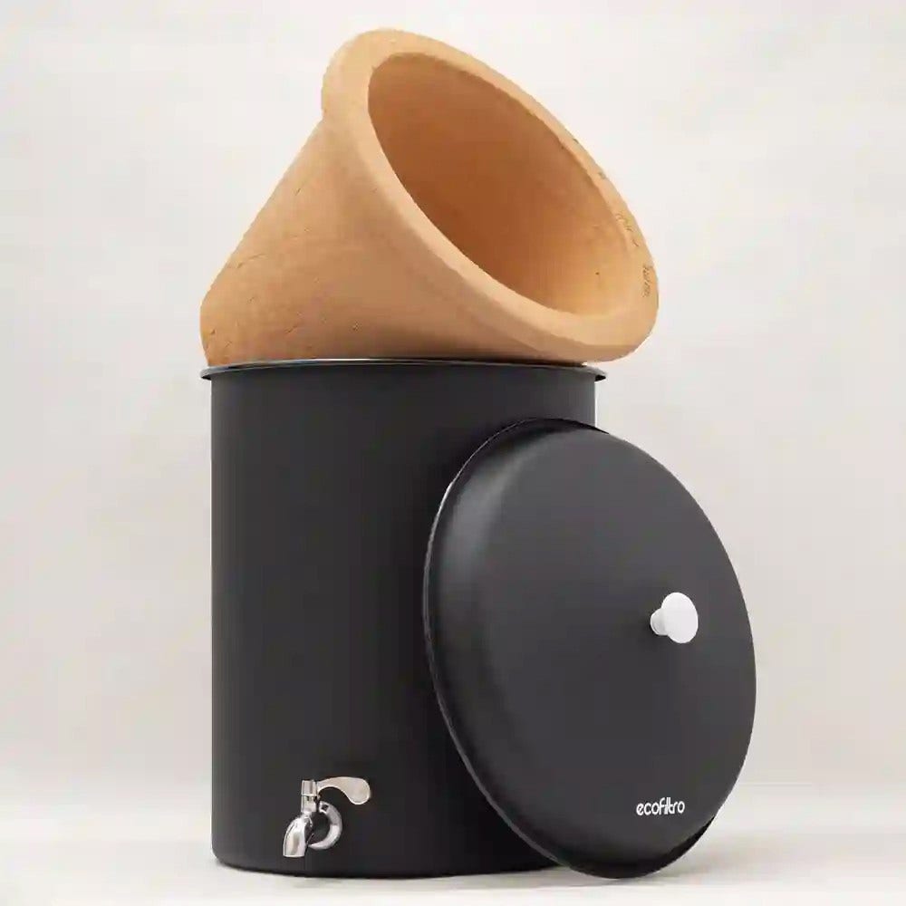 Filtro de água Ecofiltro 20L preto (filtra PFAS)