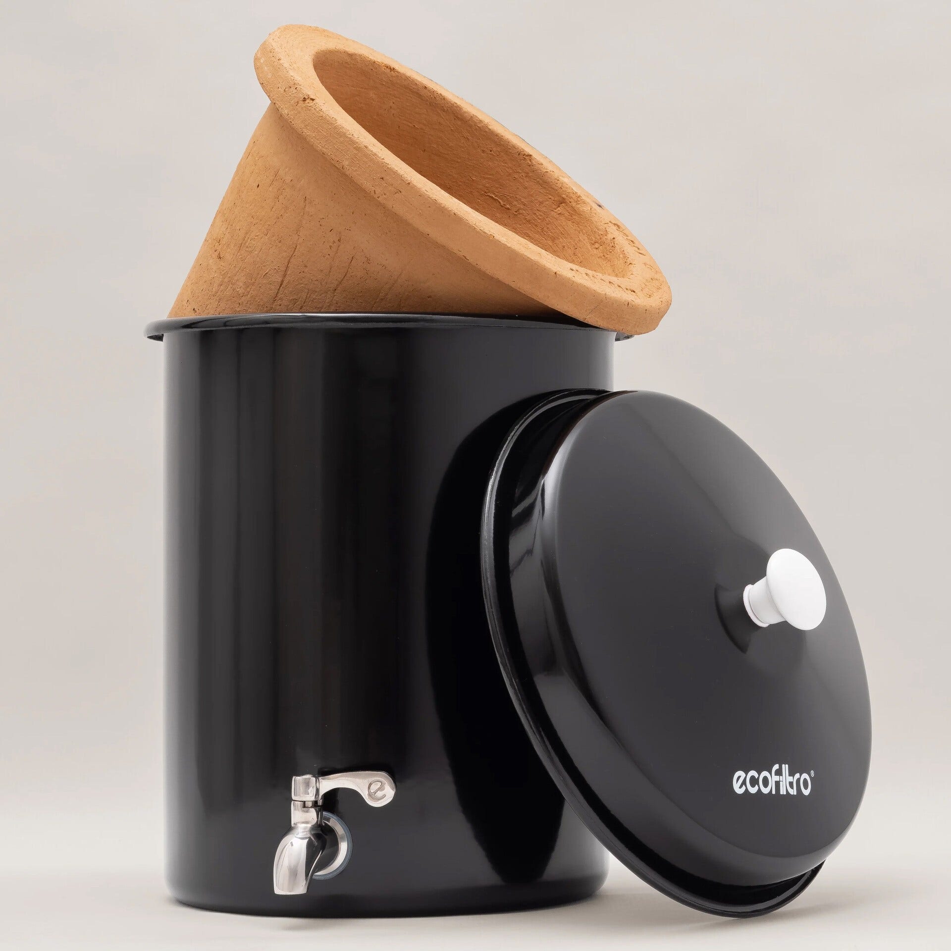 Filtro de água Ecofiltro 5L preto (filtra PFAS)