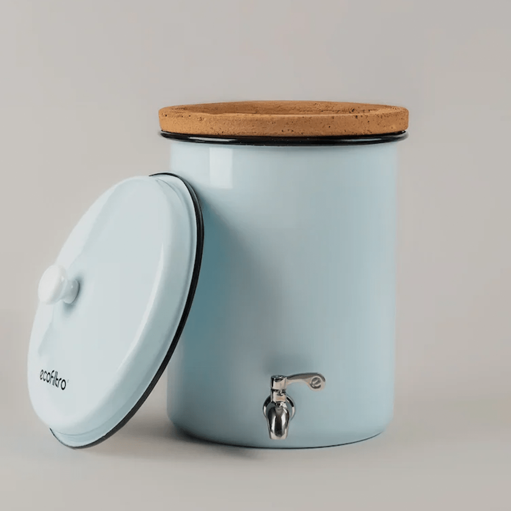 Dispensador de água Ecofiltro 5L azul claro (filtra PFAS)