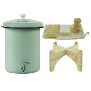 Dispensador de água Ecofiltro 5L S conjunto completo verde menta (filtra PFAS)