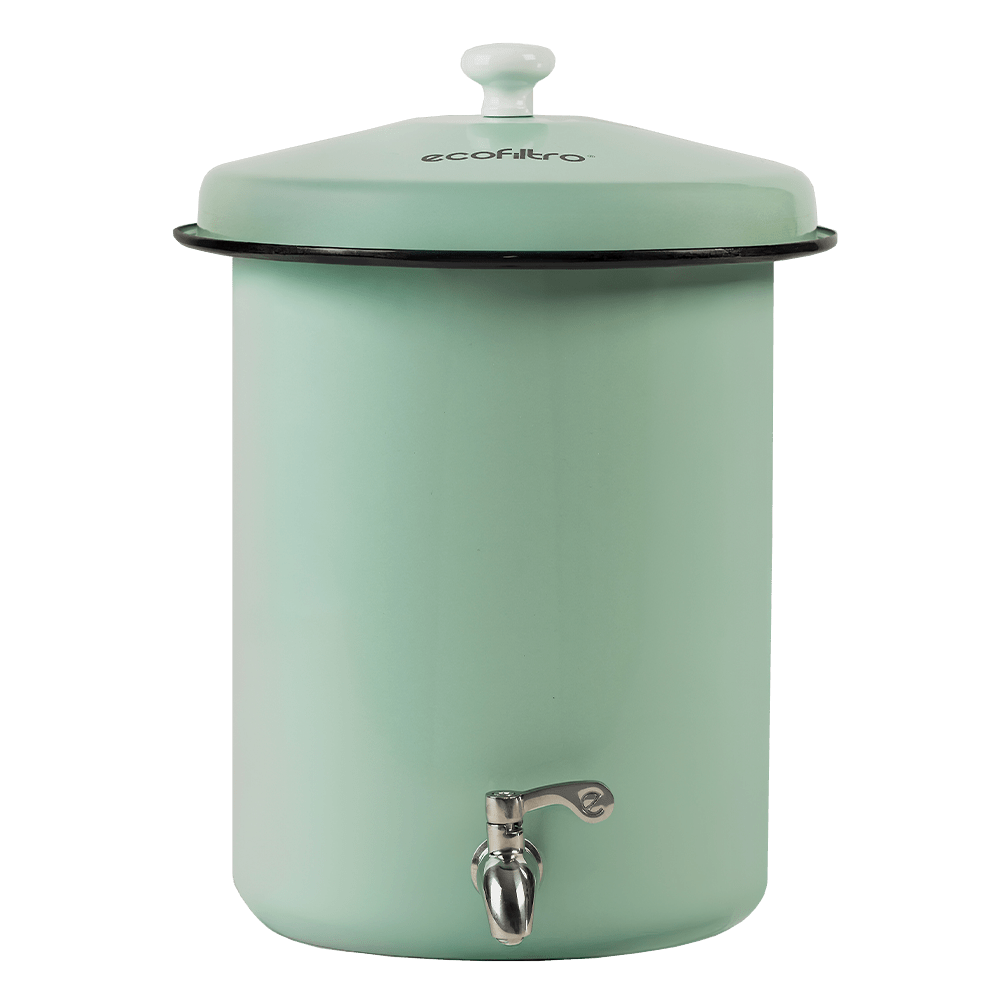 Dispensador de água Ecofiltro 5L Verde Menta (filtra PFAS) 