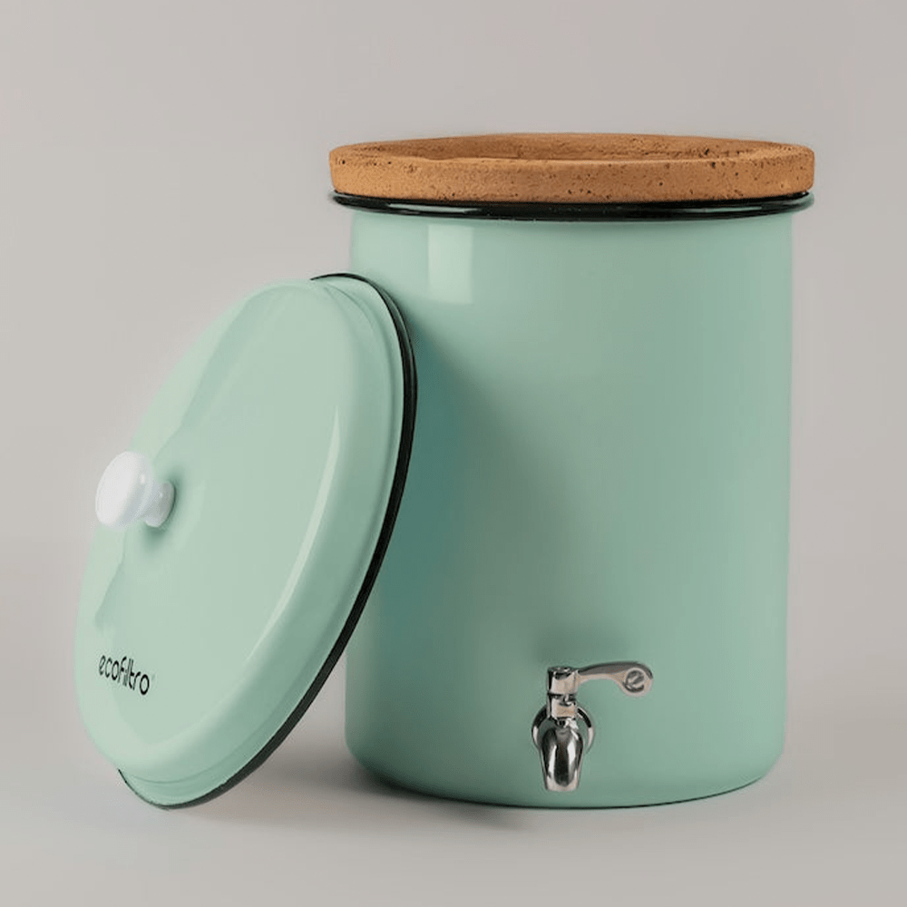 Ecofiltro filtro de água 5L conjunto inicial Verde Menta - 4 anos de utilização