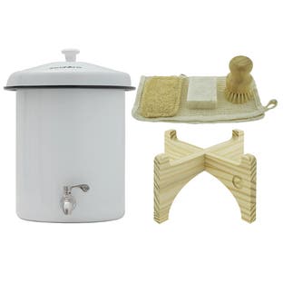 Dispensador de água Ecofiltro 5L conjunto completo branco (filtra PFAS)