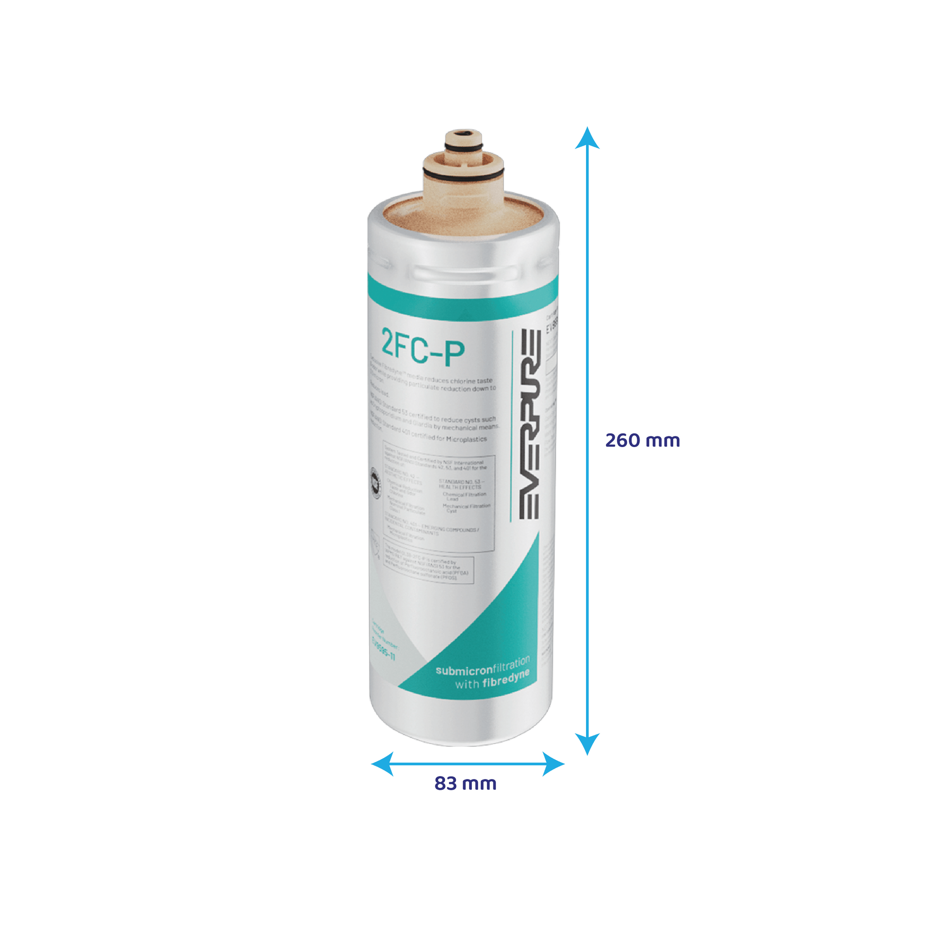 Cartucho de filtro Everpure 2FC-P