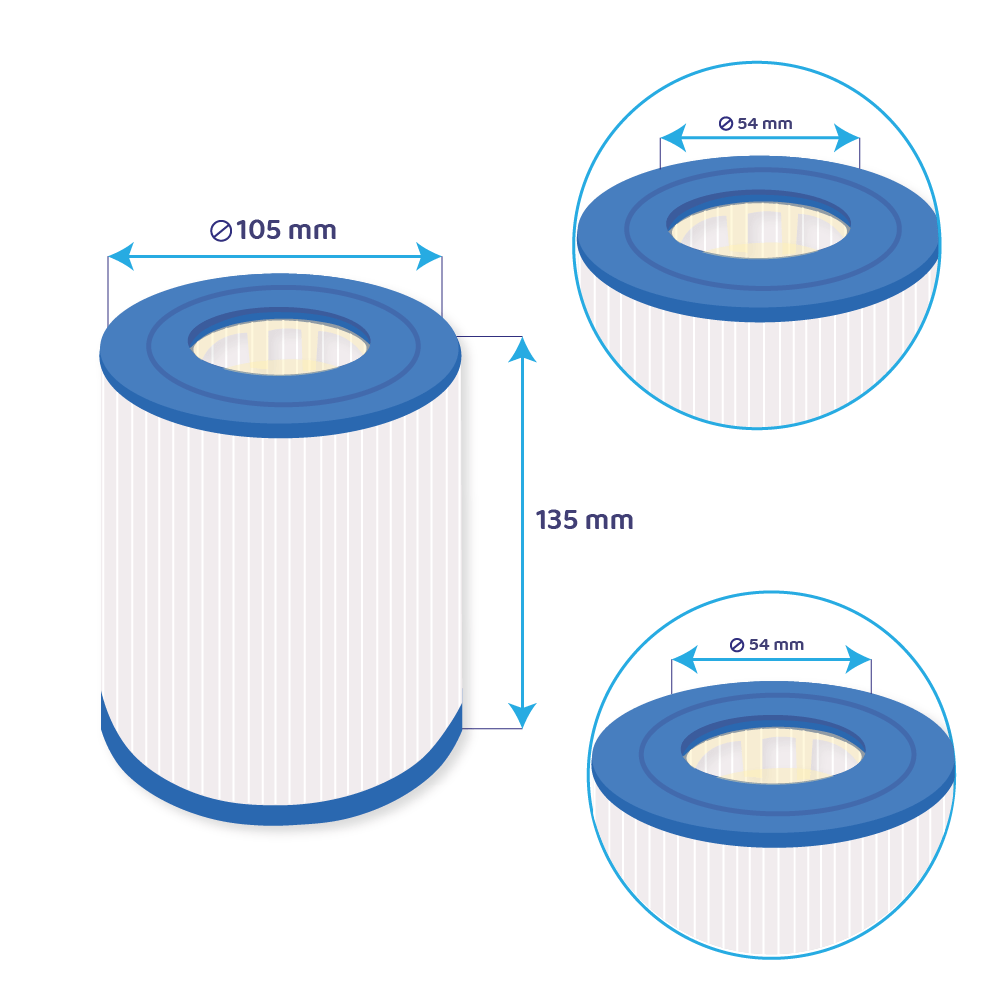 Filtro de Água para Superior Wellness Spa Chill Tub / FR-SW135