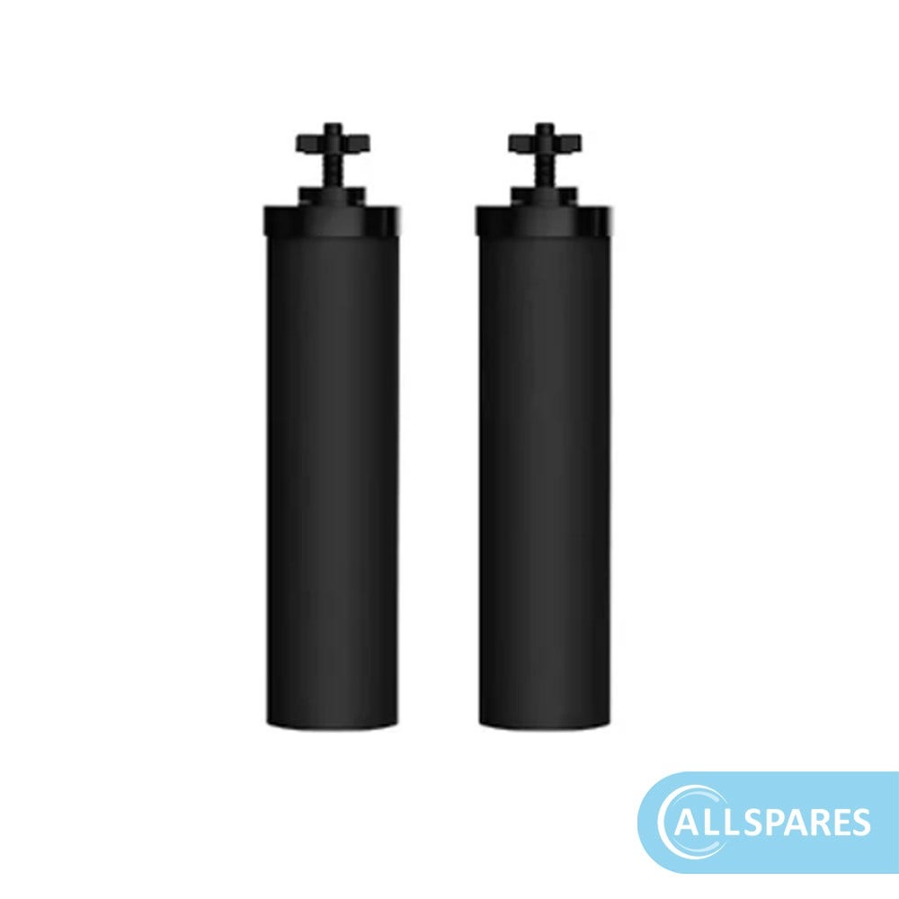 Sistema de filtro de água por gravidade em aço inoxidável 8,5 l com 2 cartuchos de filtro de carvão ativado e 2 filtros de fluoreto