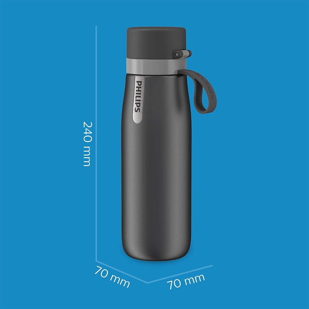 Garrafa térmica Philips GoZero 550ml cinzenta AWP2771GRR