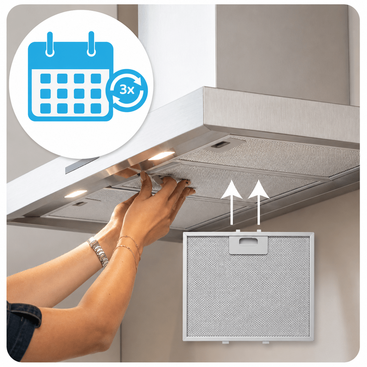 Filtro metálico Turboair 357x270x9mm GRI0121275A
