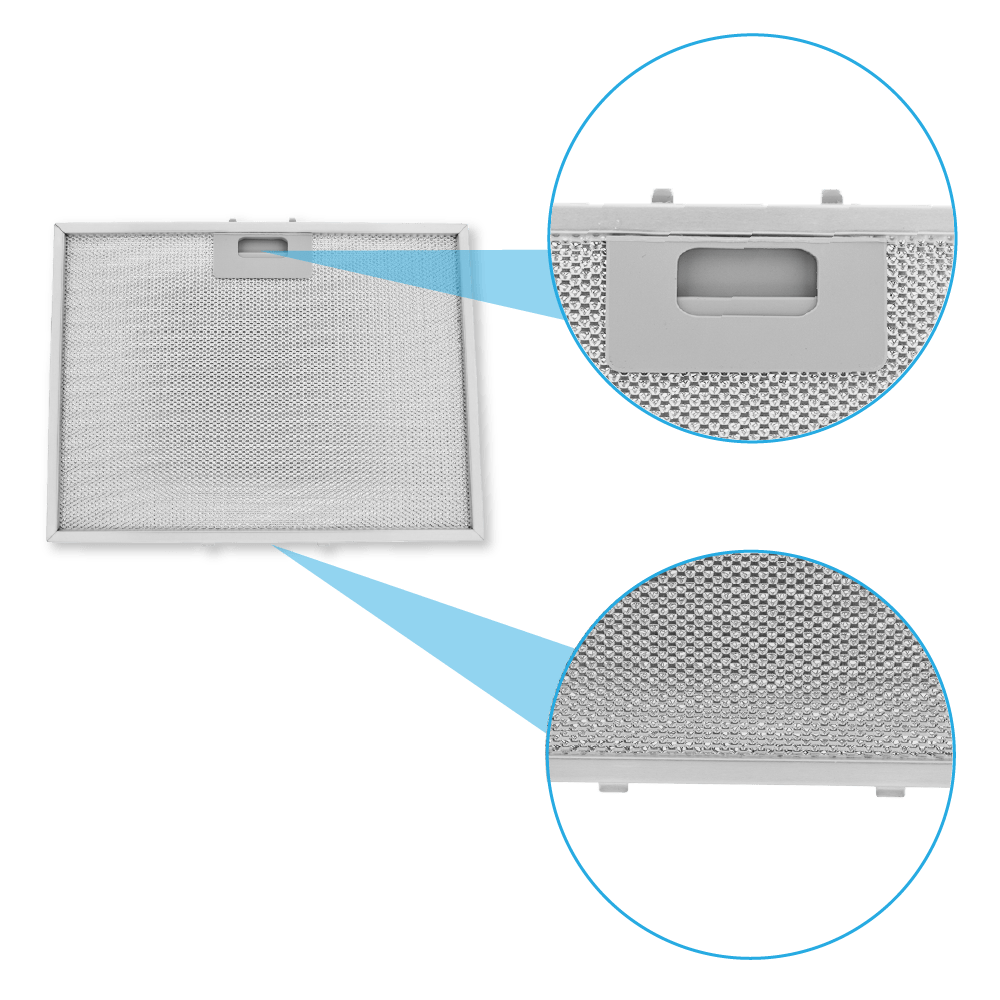 Filtro metálico Indesit 360x270mm C00515919
