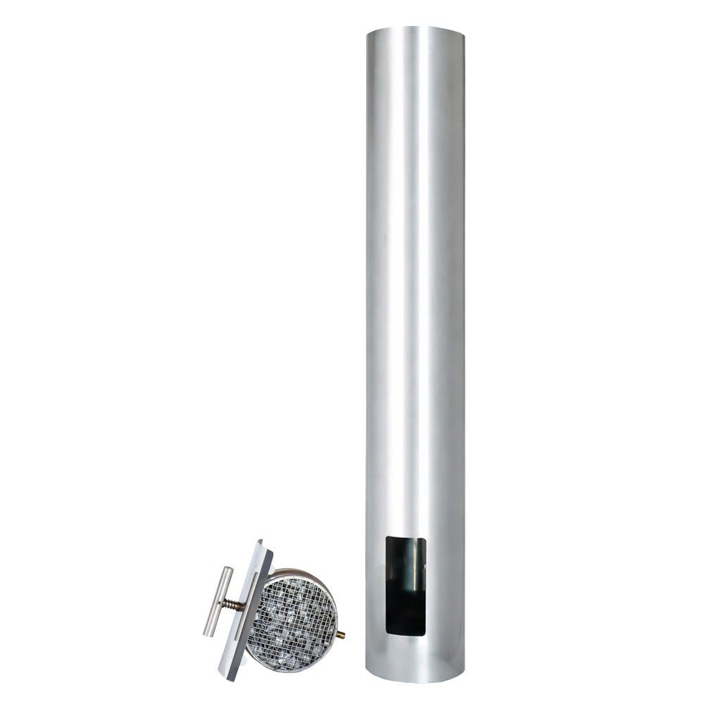 Filtro de fumo para fogões a lenha ABCAT® Ø150x1000mm Aço inoxidável