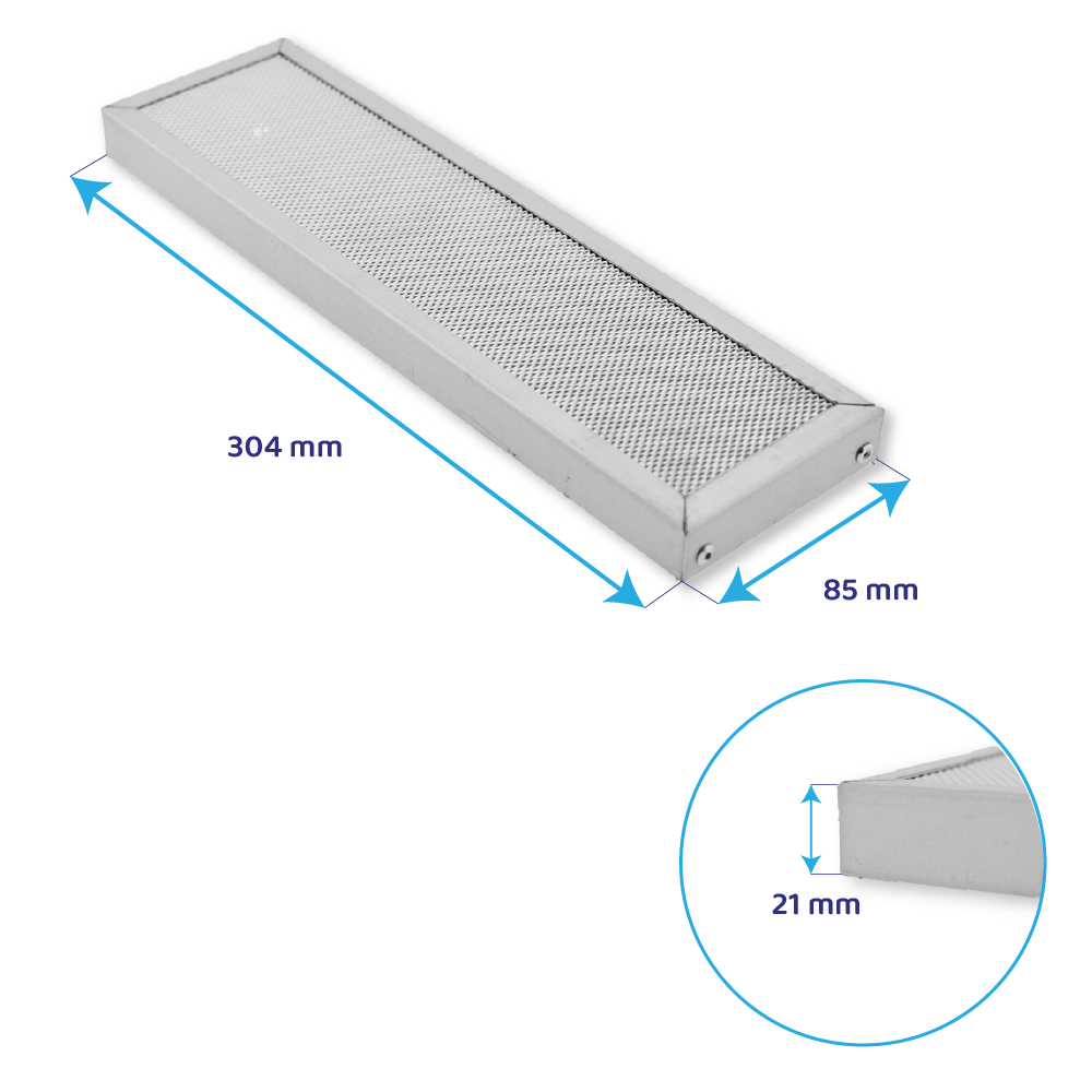 Filtro de carvão ativo regenerável Falmec Carbon.Zeo KACL.931 / Downdraft (4X)