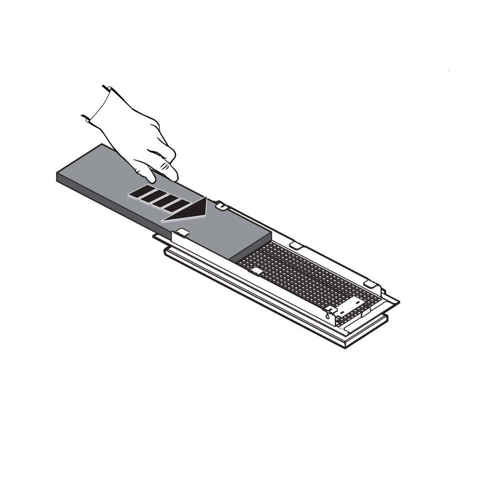 Filtro de carvão ativo regenerável Elica KIT0168749