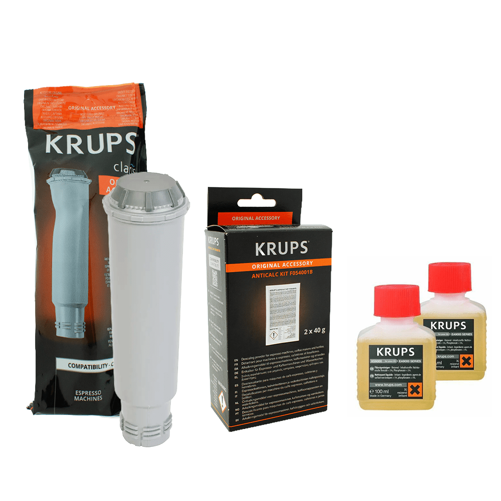 Kit de limpeza e manutenção anual compatível com Krups para máquinas de café