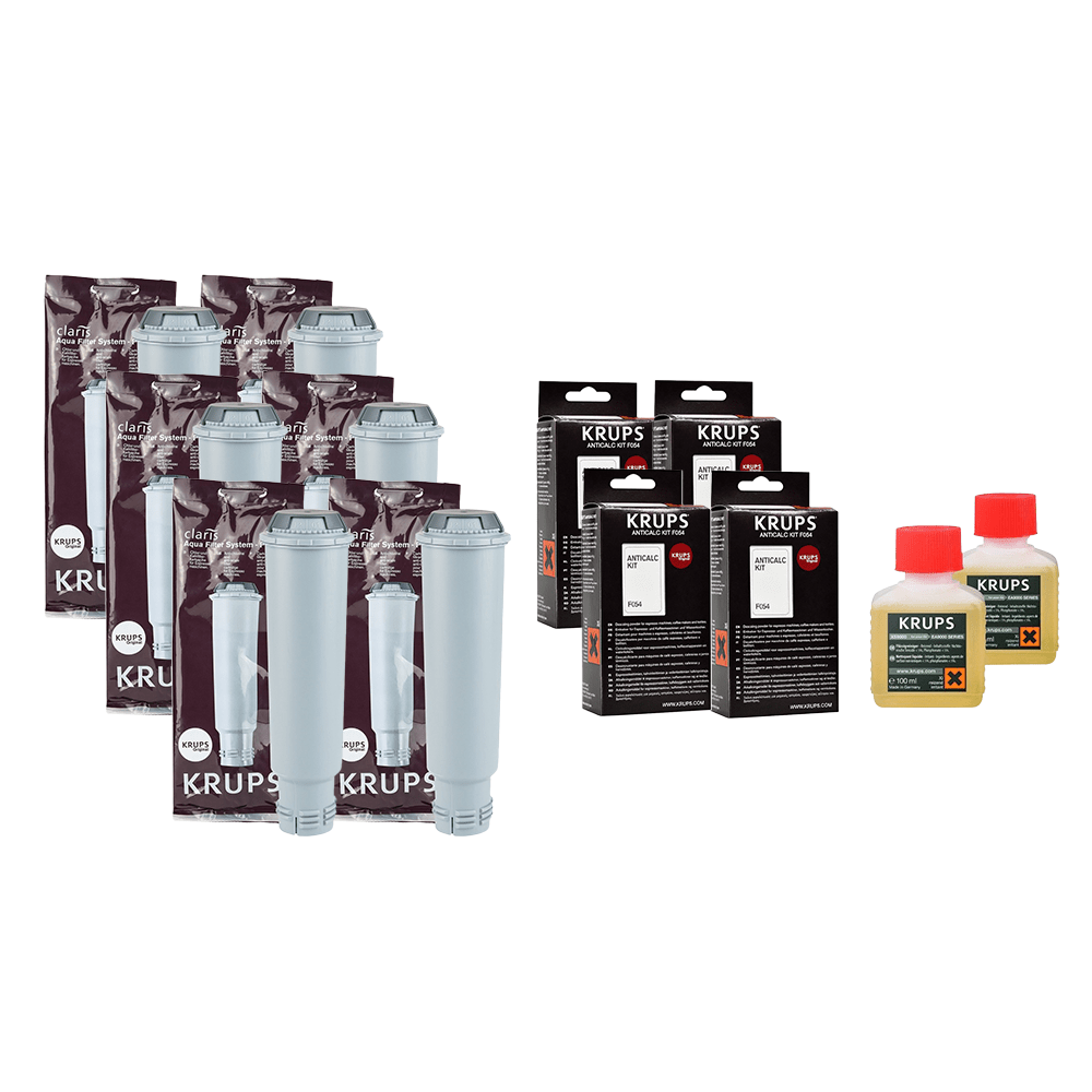 Kit de limpeza e manutenção anual compatível com Krups para máquinas de café