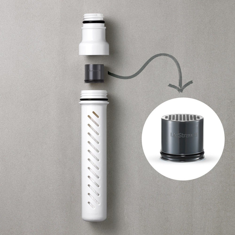 Filtro de carvão ativado LifeStraw Go (2 unidades)