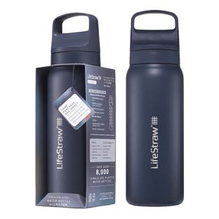 LifeStraw Go 2.0 Series Garrafa em aço inoxidável Azul Oceano (1000 ml)