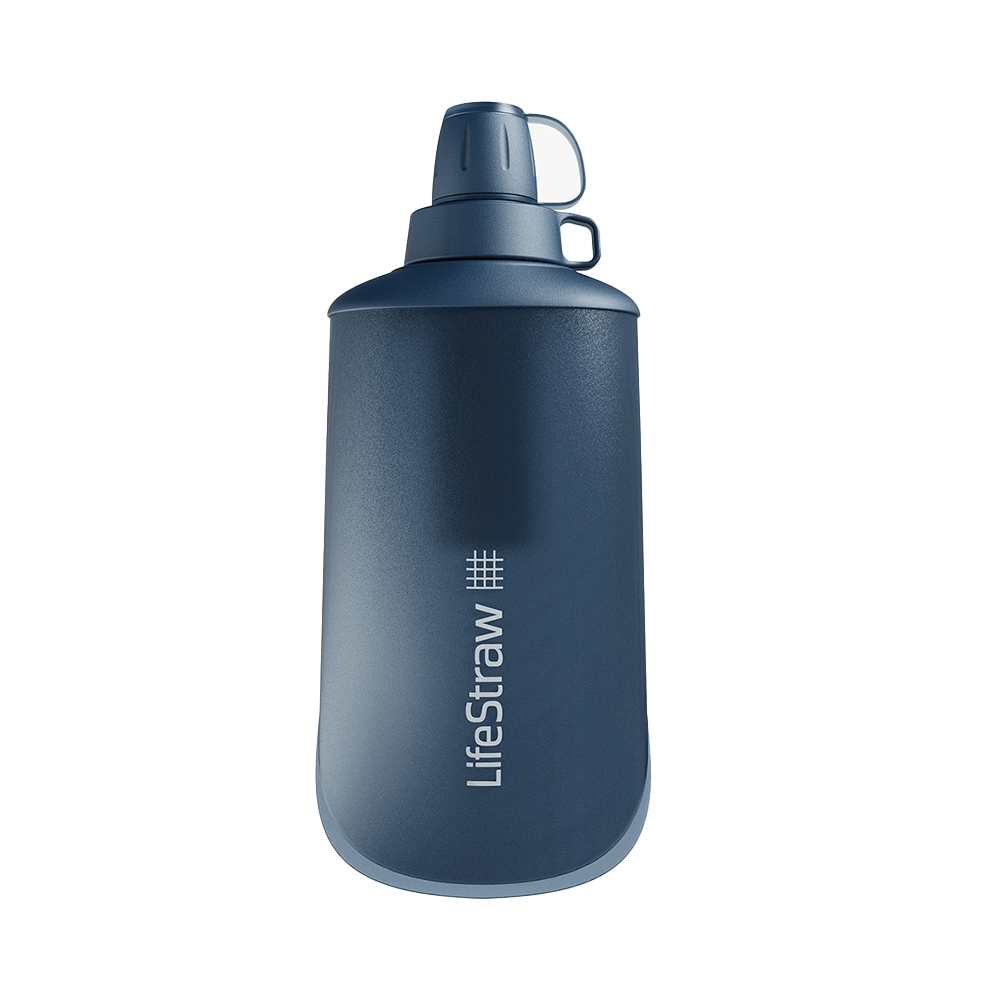 LifeStraw Peak Series Garrafa Dobrável de Compressão 1l Azul Montanha