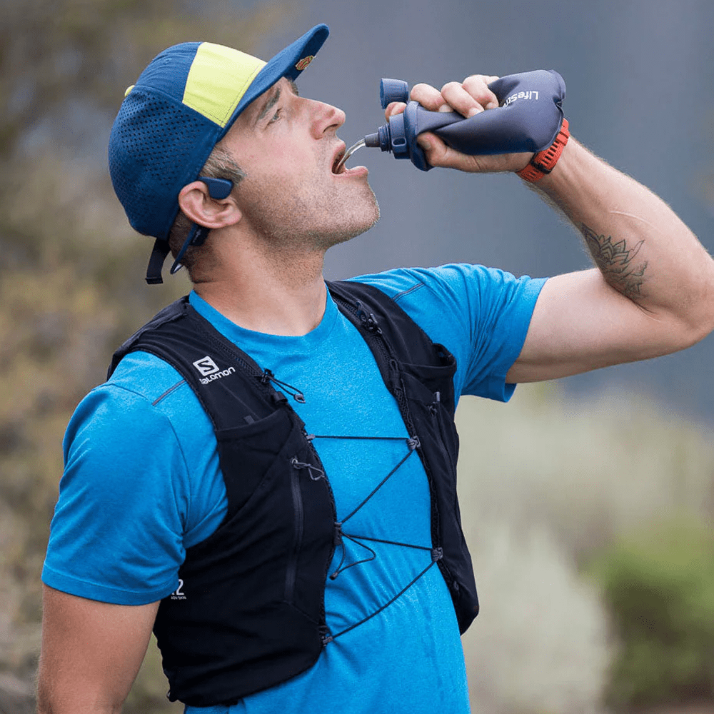 LifeStraw Peak Series Garrafa Dobrável de Compressão 1l Azul Montanha