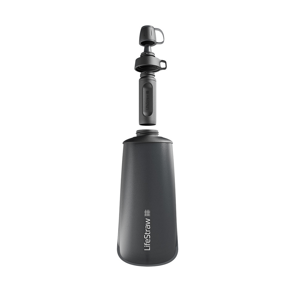 LifeStraw Peak Series Garrafa Dobrável de Compressão 650ml Cinzento Montanha Escuro