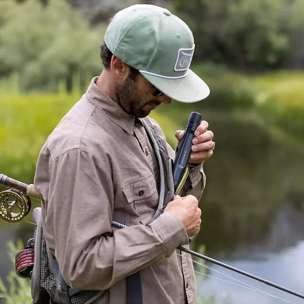 Palhinha Filtrante LifeStraw Peak Series Preto Montanha Escuro