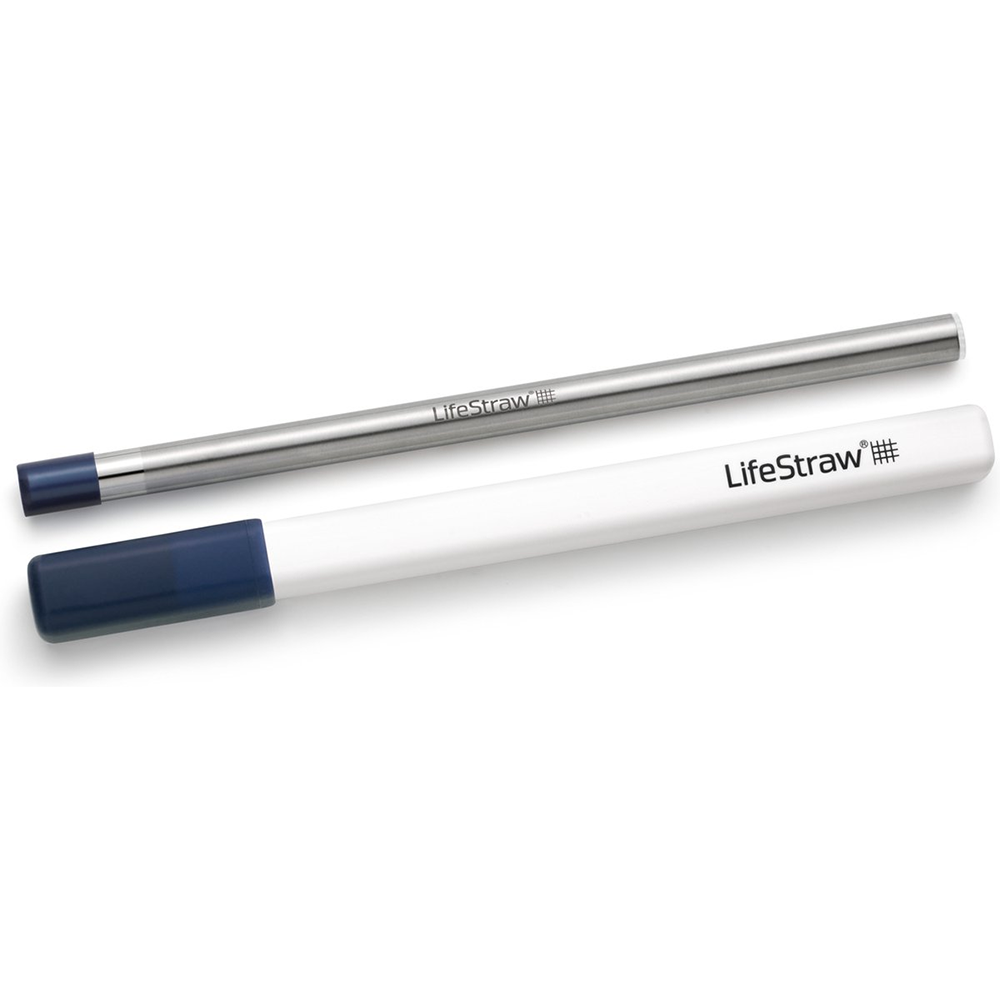 Palhinha filtrante LifeStraw Sip em aço inoxidável - Azul meia-noite