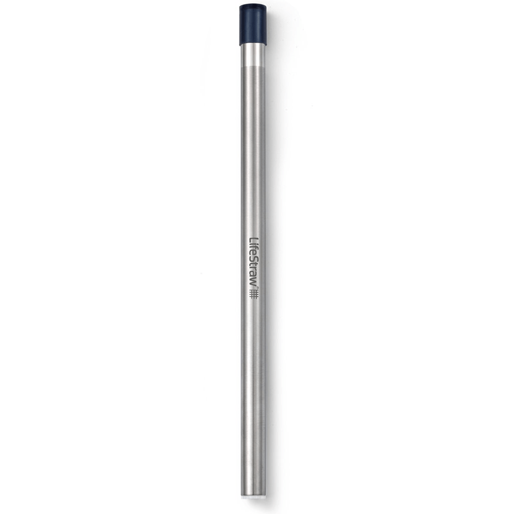 Palhinha filtrante LifeStraw Sip em aço inoxidável - Azul meia-noite