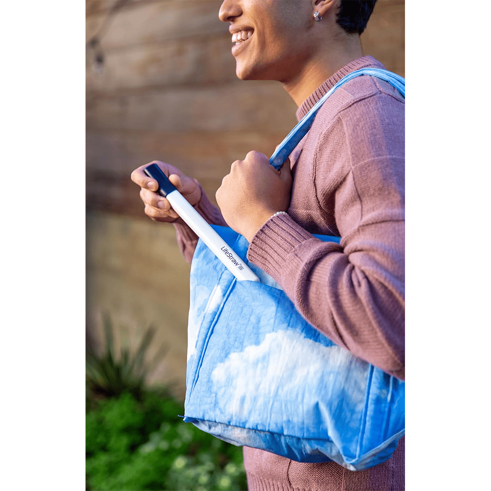 Palhinha filtrante LifeStraw Sip em aço inoxidável - Azul tempestuoso