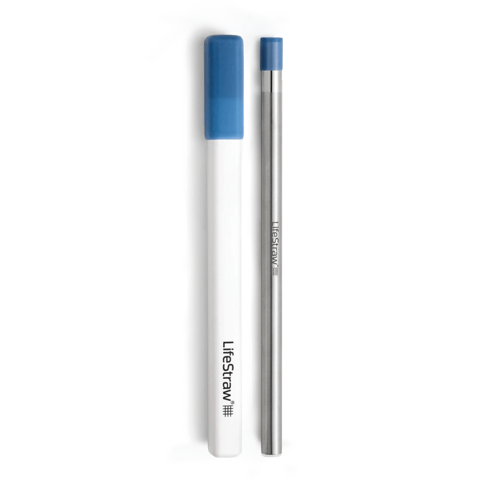 Palhinha filtrante LifeStraw Sip em aço inoxidável - Azul tempestuoso