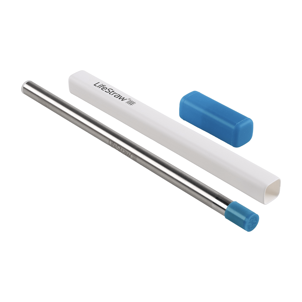 Palhinha filtrante LifeStraw Sip em aço inoxidável - Azul tempestuoso