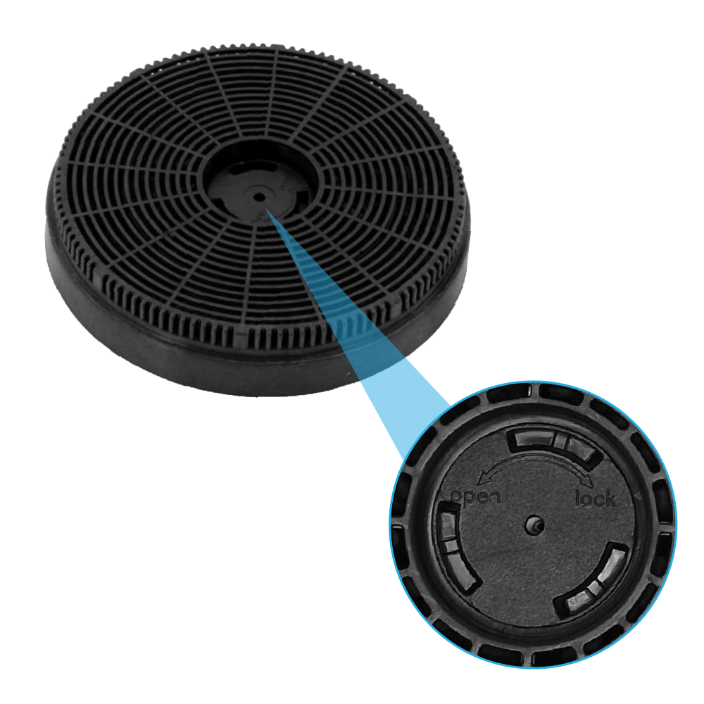 Filtro de carvão ativo Nodor GOYA PRO / THALASSA XG BK (2X)