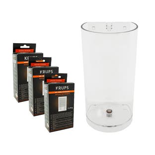 Kit de limpeza e manutenção anual para máquina de café Krups reservatório de água + 3x anti calcário