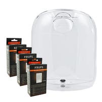 Kit de manutenção Krups para máquina de café depósito de água + 3x kit de descalcificação