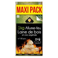 Acendalhas de lã de madeira Cheminett 1kg